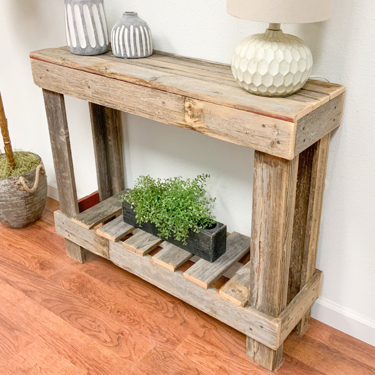 Union Rustic Athena Solid Wood Console Table & Reviews Wayfair.ca